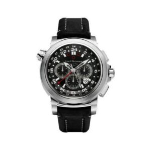 Carl F. Bucherer Patravi Traveltec Chronograph 46.6Mm Stainless Steel Men’S Watch