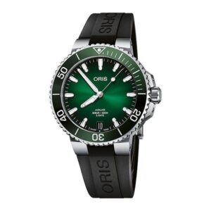 Oris Aquis Date Calibre 400 Automatic Green Dial 41.50Mm Stainless Steel Men’S Watch