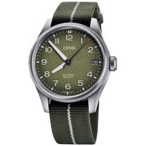 Oris Propilot 01 751 7761 4187-Set Okavango Air Rescue Limited Edition Green Dial 41Mm Stainless Steel Men’S Watch