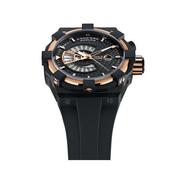 Concord C1 World Timer Dlc 47Mm Stainless Steel Men’S Watch