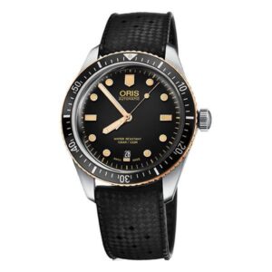 Oris Divers 01 733 7707 4354-07 4 20 18 Sixty-Five Black Dial Automatic 40Mm Stainless Steel Men’S Watch