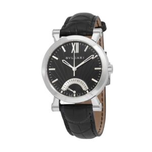 Bvlgari Sotirio Retrograde Automatic Black Dial Men’S Watch Ref. 101706