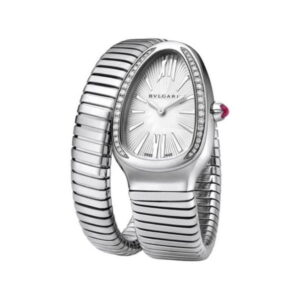 Bvlgari Serpenti 101816 Stainless Steel Silver Dial 35mm Ladies Watch