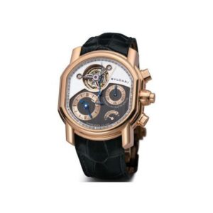 Bvlgari Daniel Roth Tourbillon Rattrapante 46Mm 18Kt Rose Gold Men’S Watch