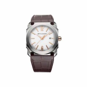Bvlgari Octo Stainless Steel White Dial Men’S Watch