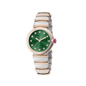 Bvlgari Lvcea 33Mm Stainless Steel &Amp; 18Kt Rose Gold Limited Edition Of 27 Pieces Ladies Watch