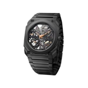 Bvlgari Octo Finissimo Skeleton Black Edition 40Mm Titanium Men’S Watch