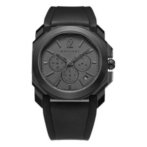Bvlgari Octo Chronograph Ultanero 41Mm Steel Case With Diamond Like Carbon Men’S Watch