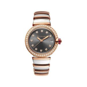 Bvlgari Lvcea 33Mm Stainless Steel/18K Rose Gold Ladies Watch