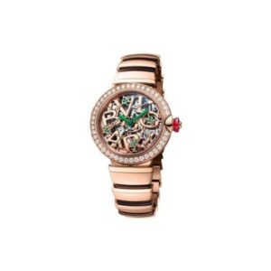 Bvlgari Lvcea 33Mm 18Kt Rose Gold Special Edition Ladies Watch