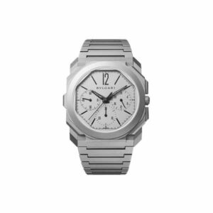 Bvlgari Octo Finissimo Chronograph Gmt 42Mm Titanium Men’S Watch