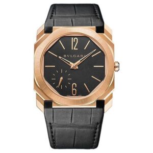 Bvlgari Octo Finissimo Automatic Black Dial Men’S Watch