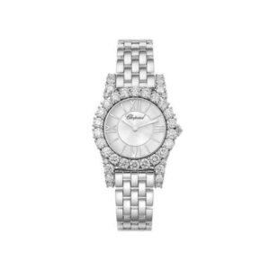 Chopard L’Heure Du Diamant 35.75Mm 18Kt White Gold Ladies Watch