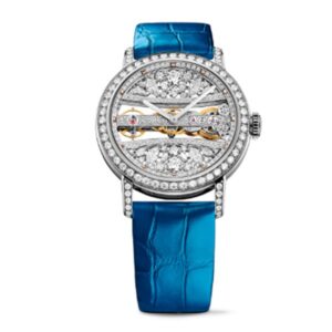 Corum Golden Bridge Round 39Mm White Gold Full Diamonds Men’S Watch Ref.  113.000.69/0F03 Dg99G