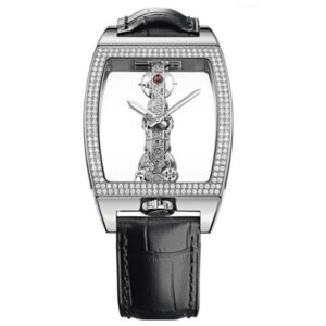 Corum Golden Bridge White Gold Diamond Bezel Men’S Watch Ref. 113.161.69/0001