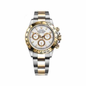 Rolex Cosmograph White Dial 40Mm Stainless Steel/18K Yellow Gold Men’S Watch