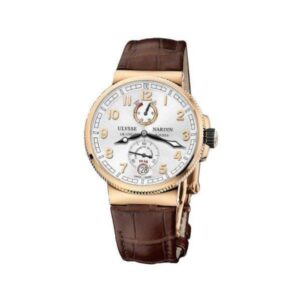 Ulysse Nardin Marine 18Kt Rose Gold 43Mm Silver Dial Men’S Watch