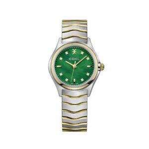 Ebel Wave 30Mm Stainless Steel / 18K Yellow Gold Ladies Watch