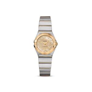 Omega Constellation Stainless Steel & 18Kt Yellow Gold 24Mm Ladies Watch