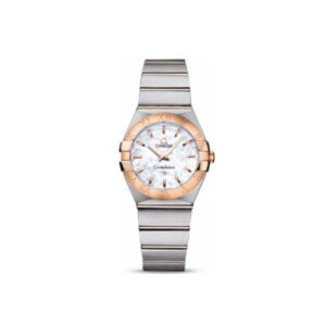 Omega Constellation Stainless Steel & 18Kt Rose Gold 27Mm Ladies Watch
