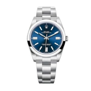 Rolex Oyster Perpetual 124300BL Blue Index Dial Stainless Steel