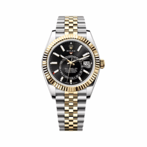 Rolex Sky-Dweller 336933-0004 Oystersteel-Yellow Gold Bright Black Dial 42mm Men’S Watch