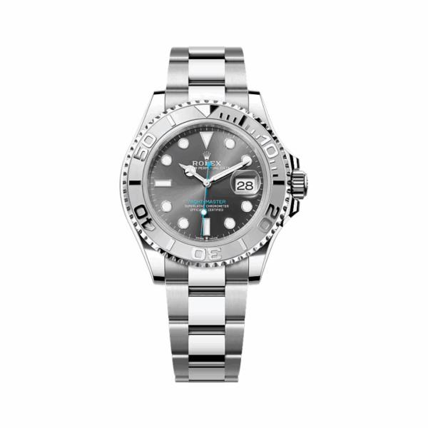 Rolex Yacht Master 126622-0001 Dark Rhodium Platinum Bezel Oystersteel 40mm Gray Dial Women’s Watch