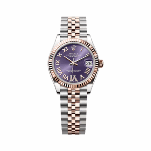 Rolex Datejust 278271-0020 Oystersteel-Everose Gold Aubergine Dial 31mm Women’s Watch
