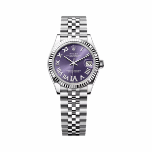Rolex Datejust 278274-0026 Oystersteel-White Gold Aubergine Dial 31mm Women’s Watch