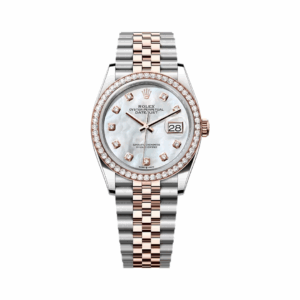 Rolex Datejust 126281RBR-0009 Oystersteel-Everose Gold MOP Dial 31mm Women’s Watch