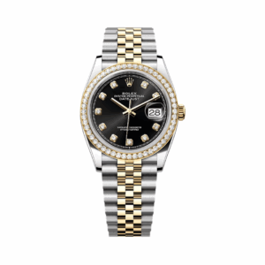 Rolex Datejust 126283RBR-0007 Oystersteel And Yellow Gold Bright Black Dial 36mm Women’s Watch