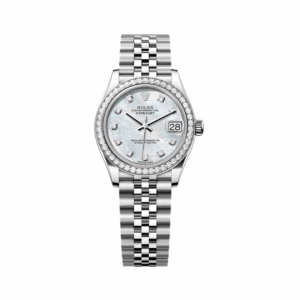 Rolex Datejust 278384RBR-0008 Oystersteel And White Gold MOP Dial 31mm Women’s Watch
