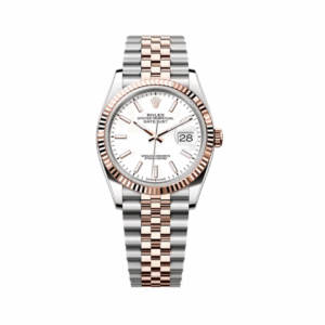 Rolex Datejust 126231-0017 Oystersteel-Everose Gold White Dial 36mm Women’s Watch
