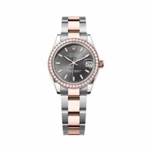 Rolex Datejust 278381RBR-0017 Oystersteel-Everose Gold Slate Dial 31mm Women’s Watch