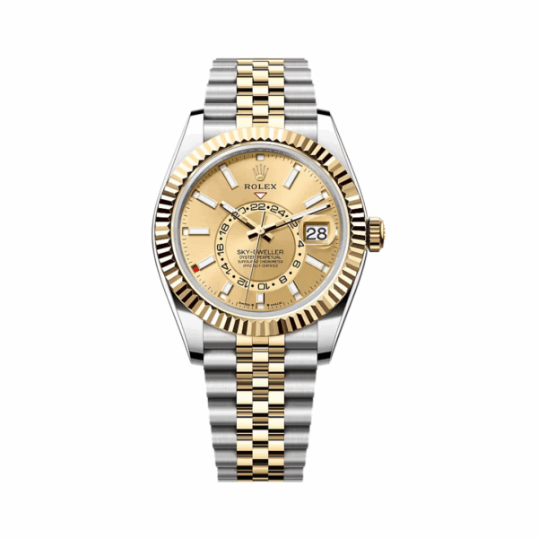 Rolex Sky-Dweller 336933-0002 Oystersteel And Yellow Gold Champagne 42mm Men’S Watch