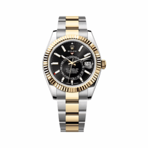 Rolex Sky-Dweller 336933-0003 Oystersteel-Yellow Gold Bright Black Dial 42mm Men’S Watch