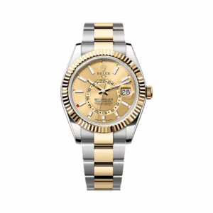 Rolex Sky-Dweller 336933-0001 Oystersteel And Yellow Gold Champagne Dial 42mm Men’S Watch
