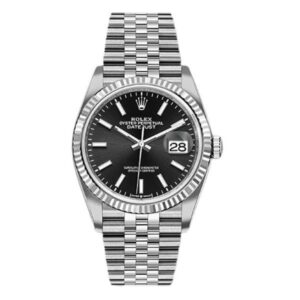 Rolex Datejust 126234 BKIJ Black Index Dial 36 Oystersteel Jubilee Bracelet Unisex Watch