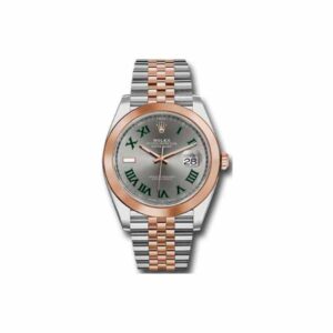 Rolex Datejust 126301 SLGRJ 41Mm 18Kt Rose Gold & Stainless Steel Men’S Watch