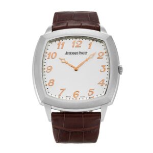 Audemars Piguet  Classique 15160Pt.Oo.A092Cr.01 Platinum 43Mm Silver Dial Men’S Watch