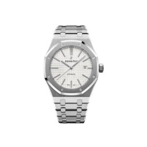 Audemars Piguet Royal Oak 15400St.Oo.1220St.02 Stainless Steel 41Mm Silver Toned Dial Men’S Watch