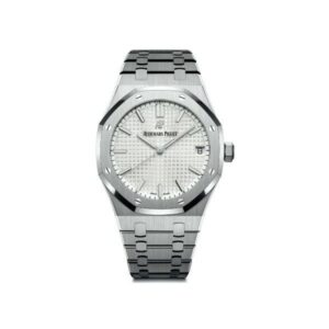 Audemars Piguet Royal Oak 15500St.Oo.1220St.04 Silver Index Dial Self-Winding 41Mm Stainless Steel Men’S Watch