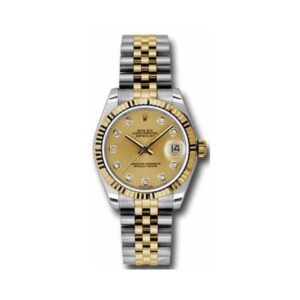 Rolex Datejust Stainless Steel & 18Kt Yellow Gold 31Mm Ladies Watch
