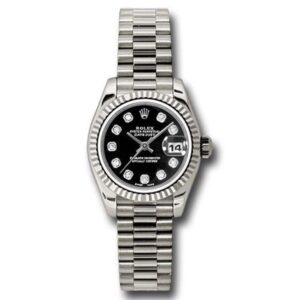 Rolex Oyster Perpetual Datejust 26Mm Ladies Watch Ref. 179179 Bkdp