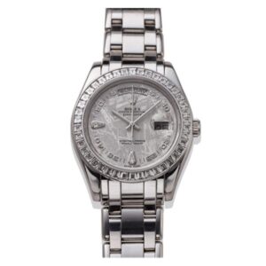 Rolex Oyster Perpetual Day Date 18956 Meteorite Dial 39Mm Platinum Ladies Watch