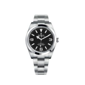 Rolex Explorer Black Dial 39Mm Stainless Steel Oyster Bracelet Automatic Men’S Watch