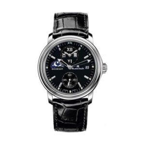 Blancpain Leman Double Time Zone 38Mm Stainless Steel Men’S Watch