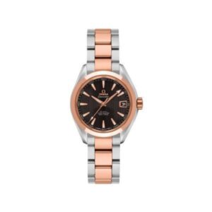 Omega Aqua Terra 30Mm Stainless Steel & 18Kt Rose Gold Ladies Watch