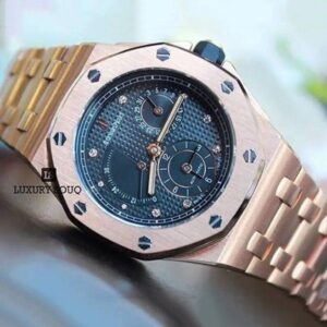 Audemars Piguet Royal Oak 25730Ba Dual Time Zone Yellow Gold Men’S Watch