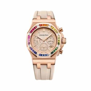 Audemars Piguet Royal Oak Offshore Chronograph 37Mm 18Kt Rose Gold Ladies Watch